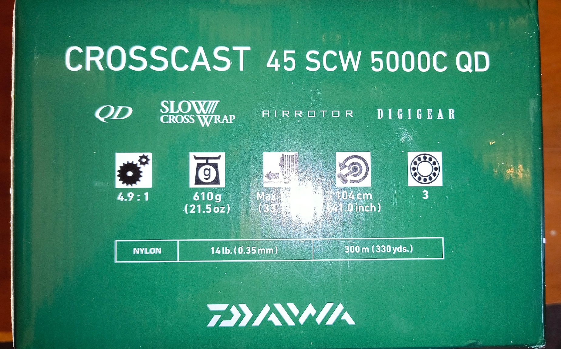 Kołowrotek Daiwa CROSCAST 45 SCW 500 C QD