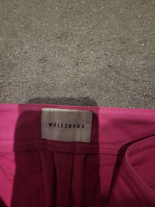 różowe spodnie Wółczanka