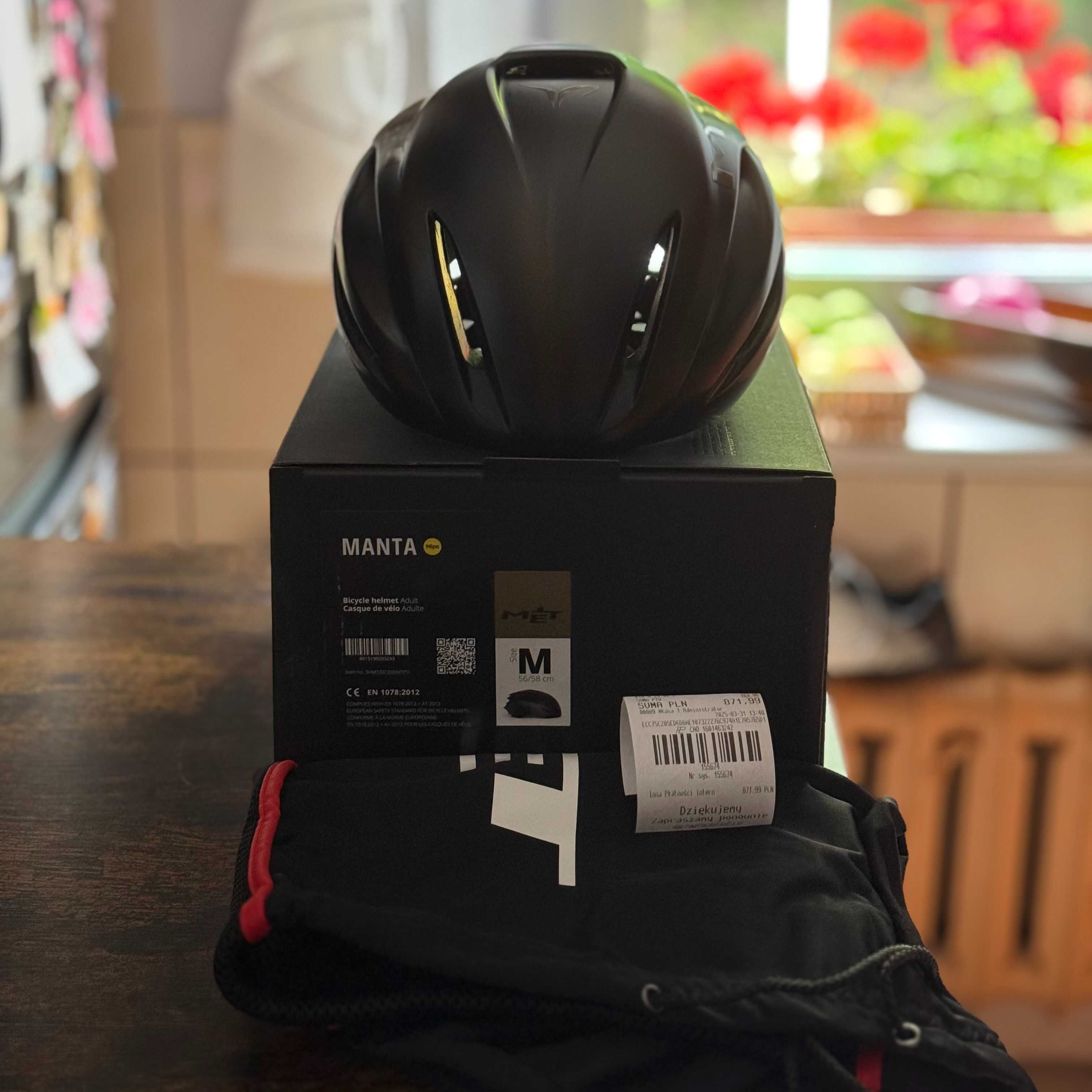 Kask rowerowy MET Manta MIPS Tadej Pogacar black M