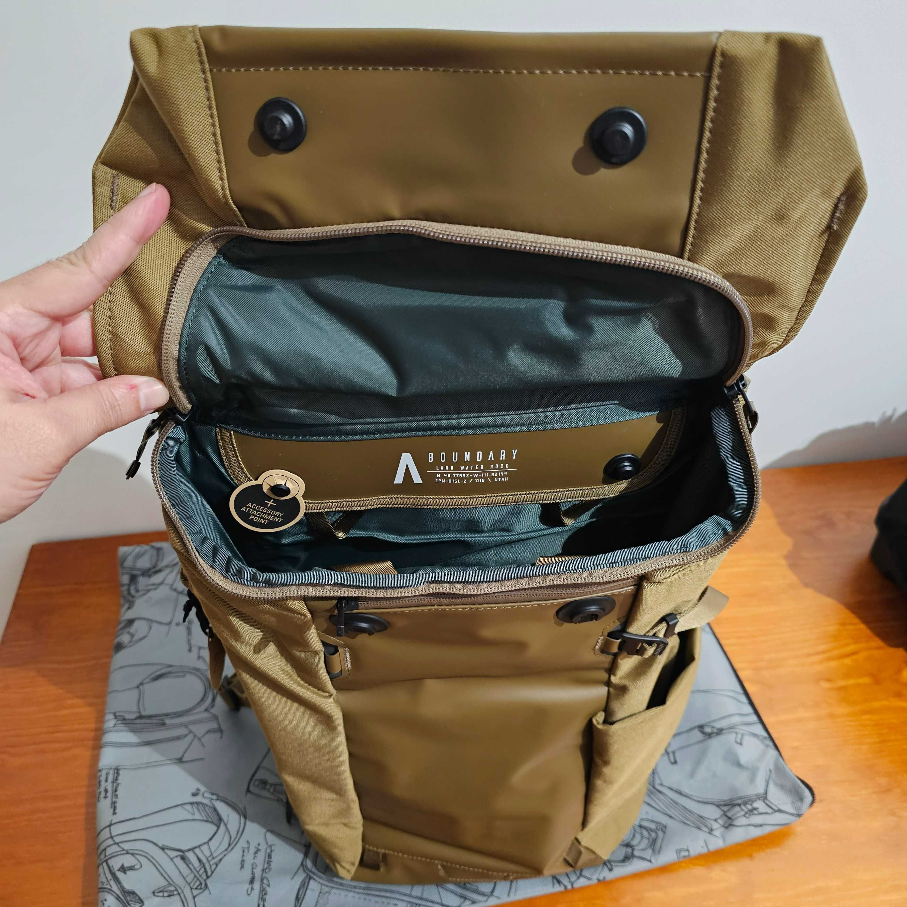 Mochila Boundary Supply Errant Hymassa Tan