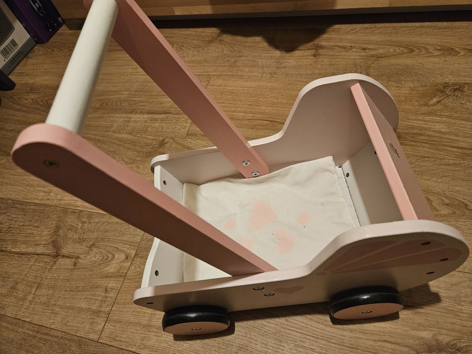 Wózek drewniany dla lalek