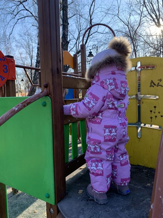 Зимовий комбінезон Lassye 92 розмір (у подарунок дуже теплі рукавички)