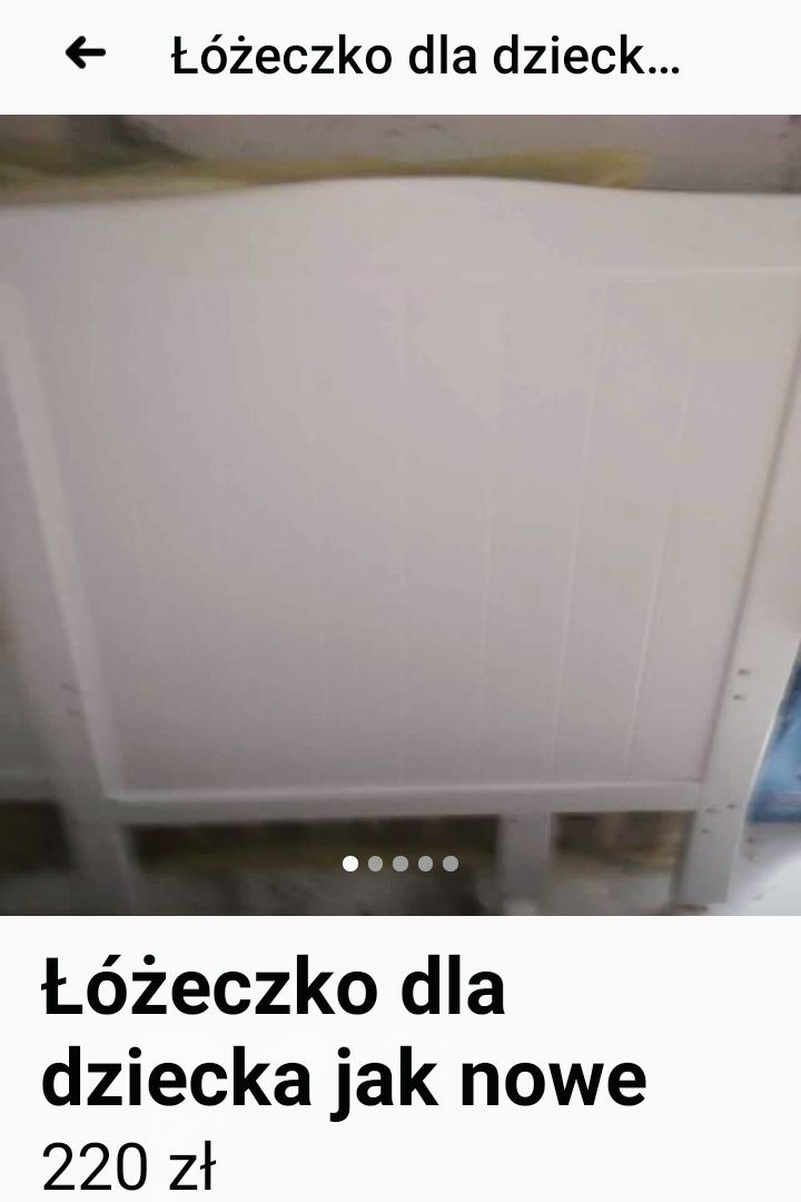 Łóżko dla dziecka 140/80