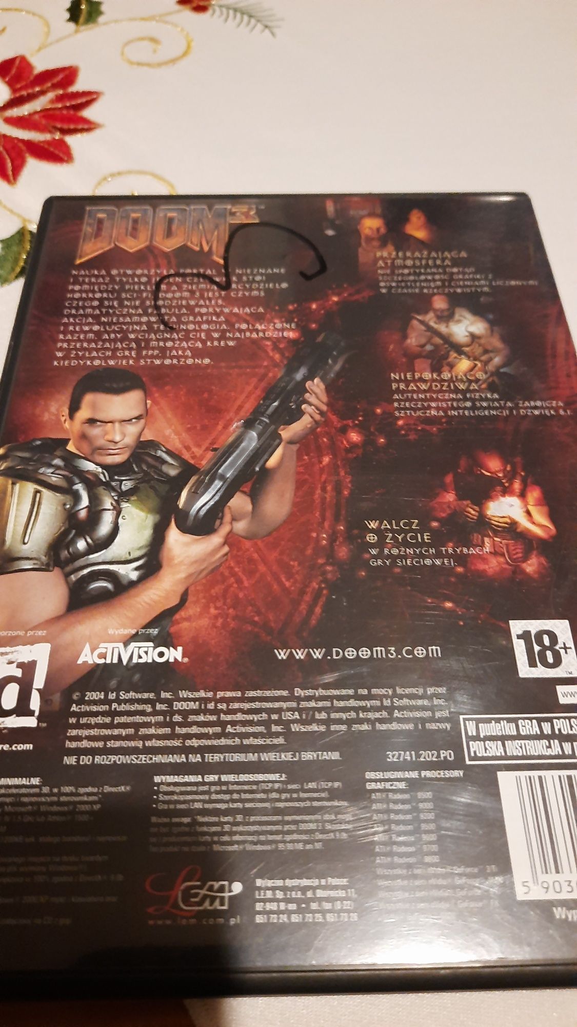 Gra fps DOOM 3 na komputer PC