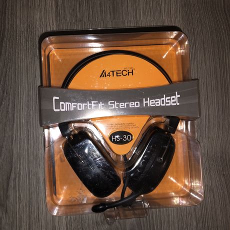 A4Tech HS-30 nowe słuchawki gamingowe z mikrofonem headset
