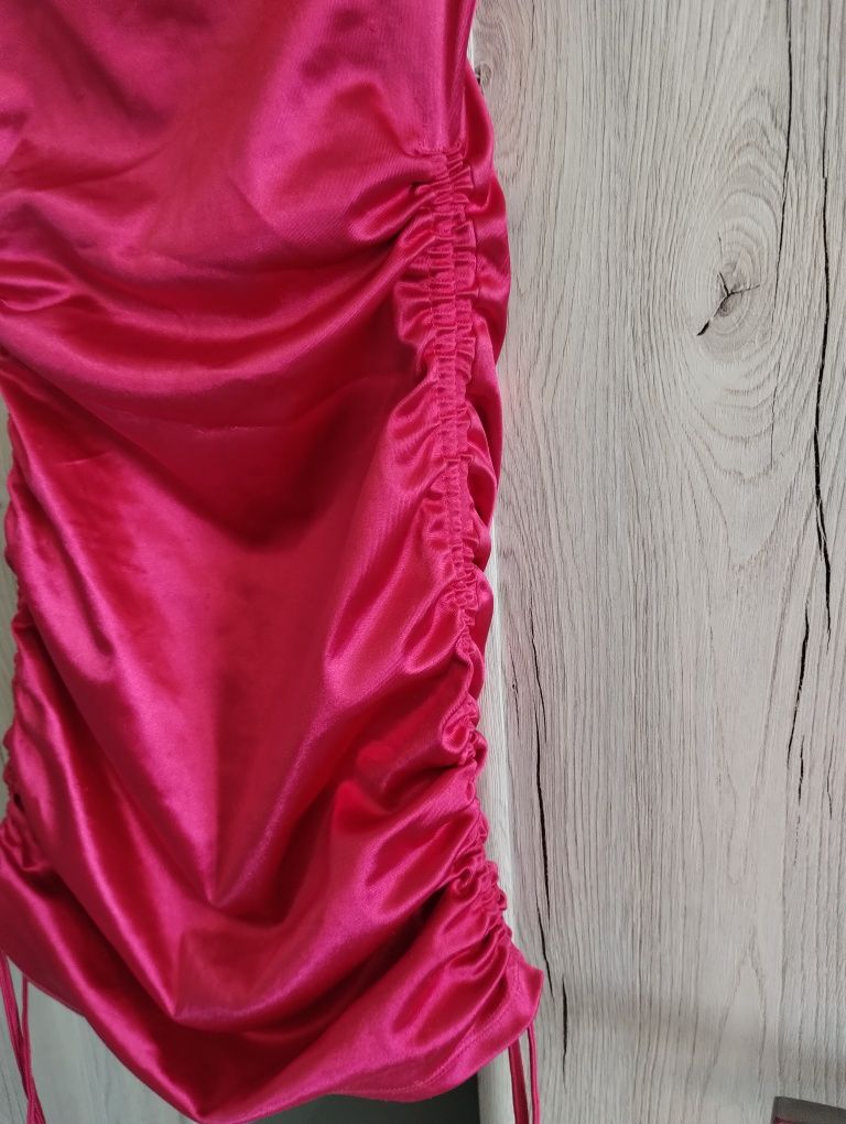 Imprezowa sukienka obcisła h&m XS z drapowaniem