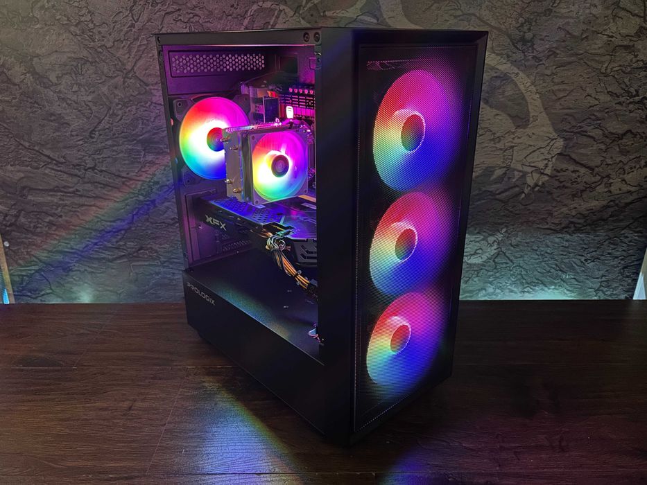 Бесплатная доставка! Игровой ПК E5-2650v2/32GB/RX 580 8GB/SSD M2 256GB