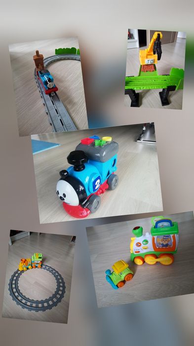 Zabawki pociągi tory zestaw
