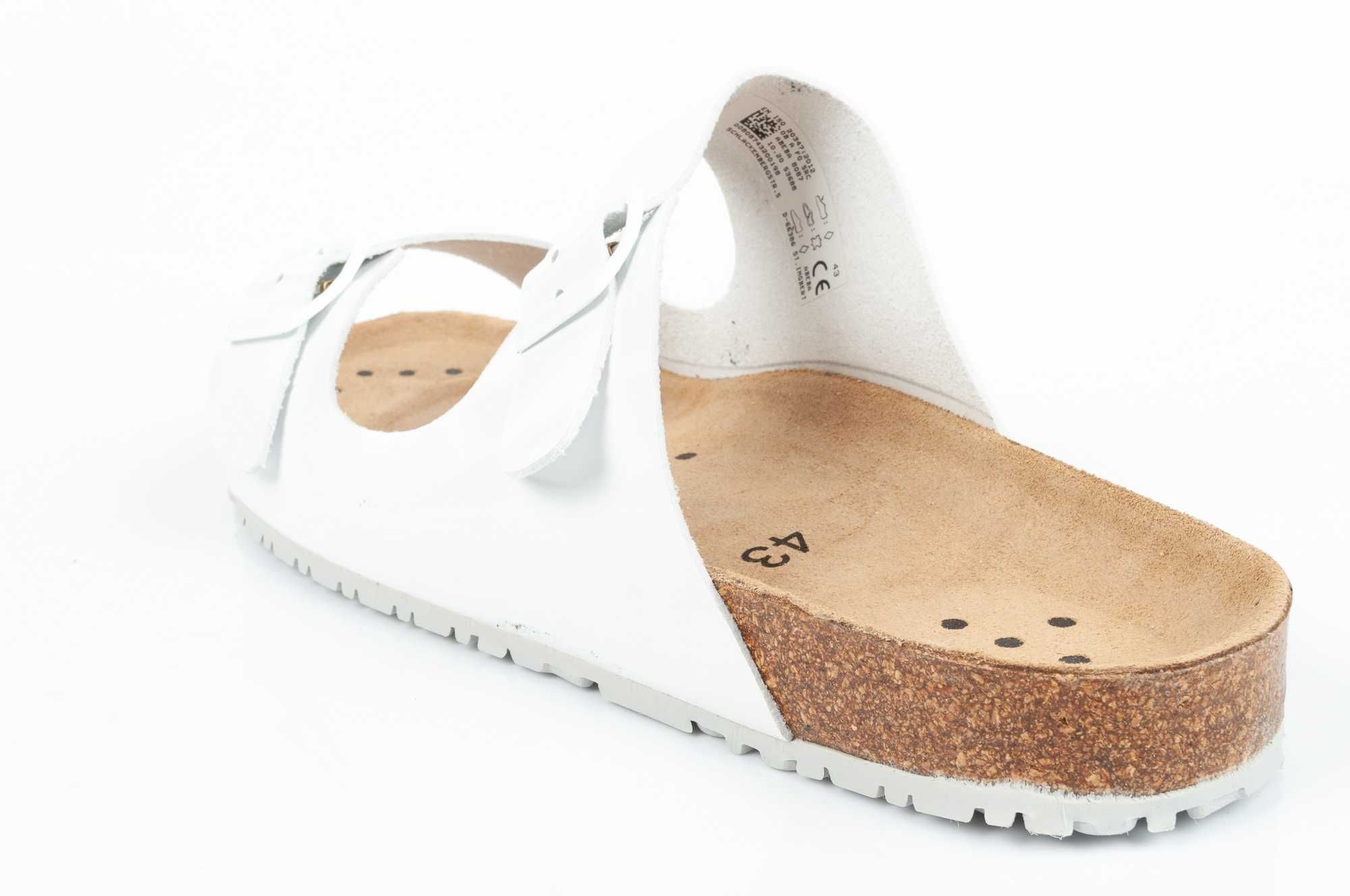 Klapki sandały robocze Abeba Sandals White [8087] różne rozmiary