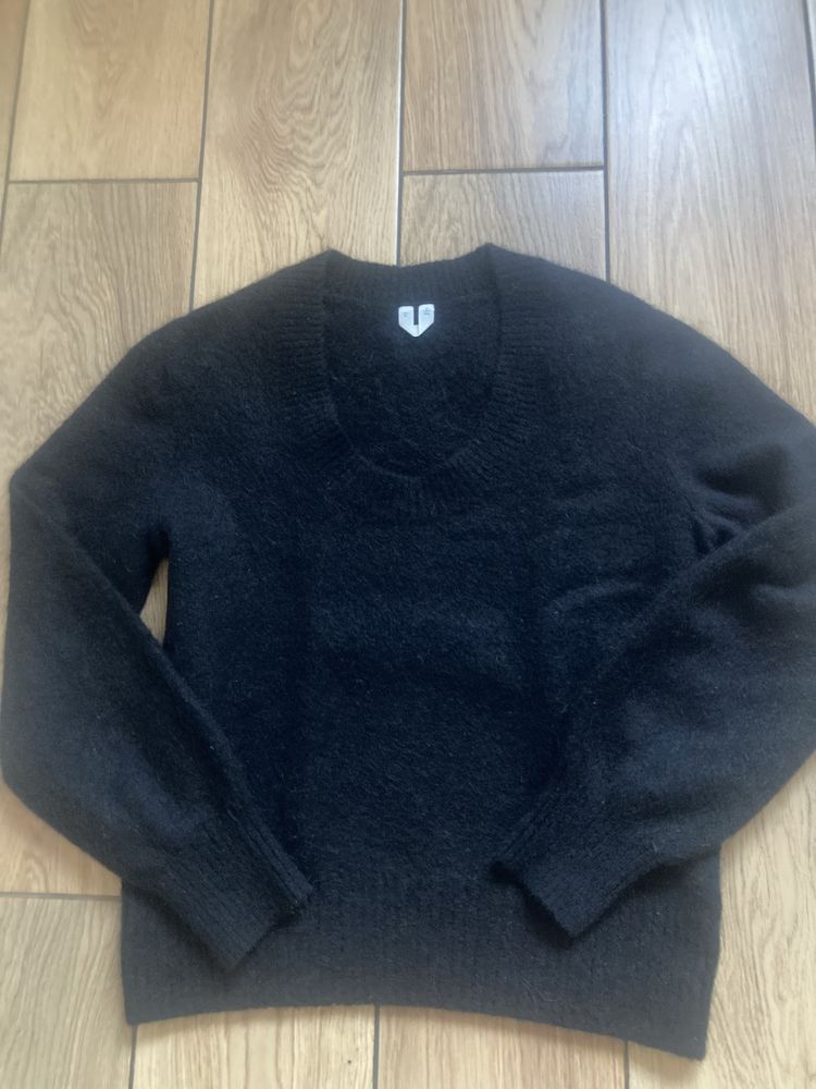 Arket czarny sweter cos welna alpaka S M