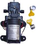 Bomba água pressão  12 V, 70W, 15 psi, 6 Lts/min autocaravana