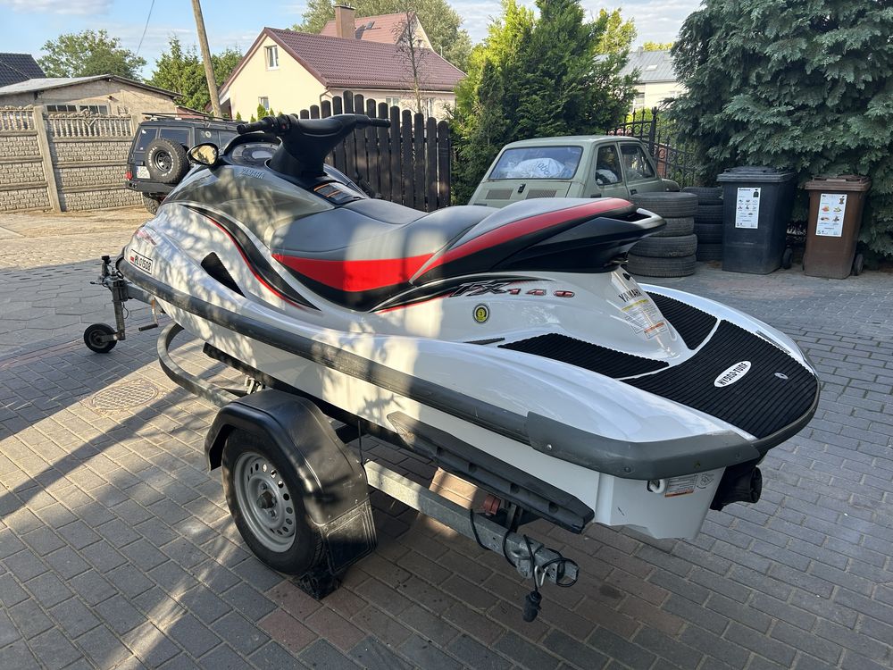 Yamaha Fx 140 Zadbany Skuter wodny 3 osobowy Pokrowiec Przyczepka