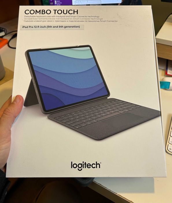 Combo Touch Logitech Apple ipad pro 12.9 inch (5ª e 6ª geração)