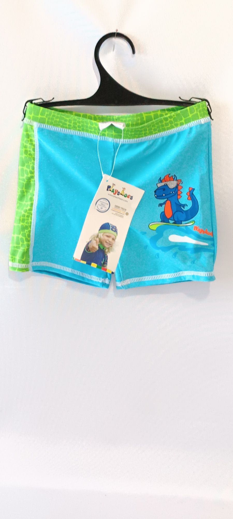 Playshoes Spodenki Kąpielówki Dziecięce Dino r. 110/116 Nowe