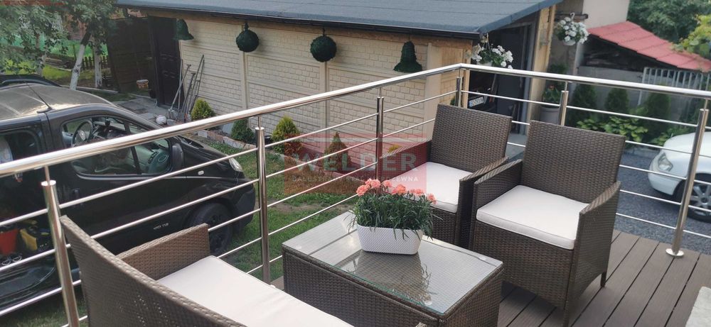 Balustrady barierki Balkon Nierdzewne Harfa Malowane LOFT