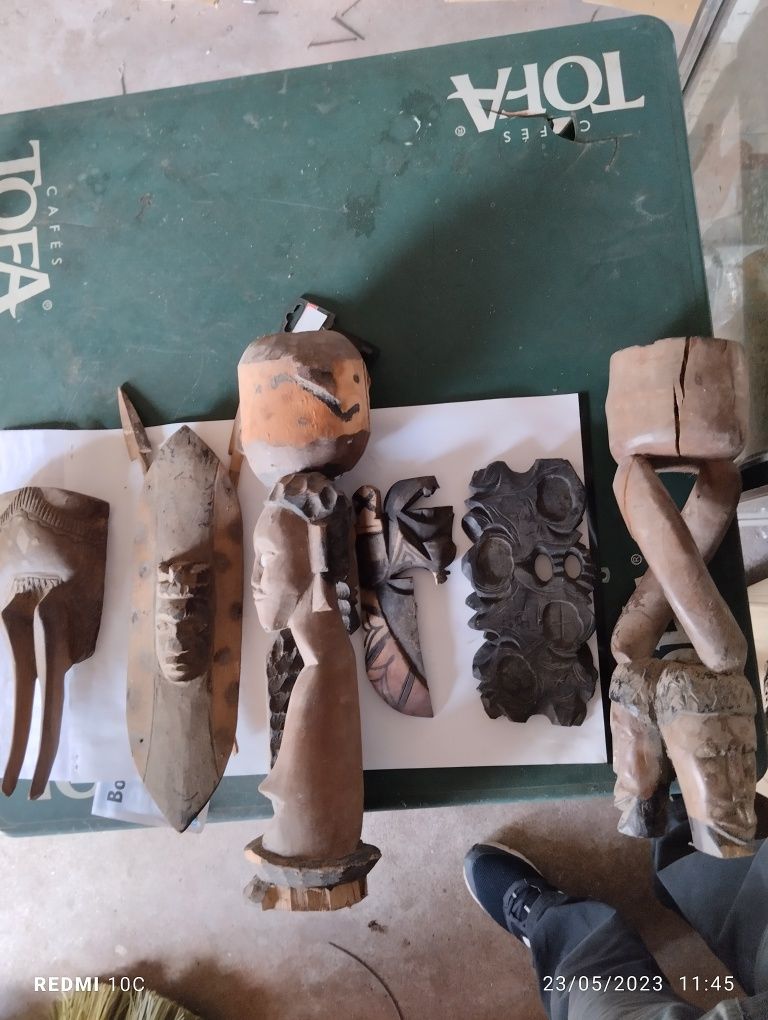 Peças artesanato africano