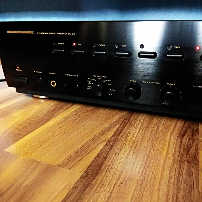 Marantz PM-63 Mocny japoński wzmacniacz stereo 2x70 W,stan BDB