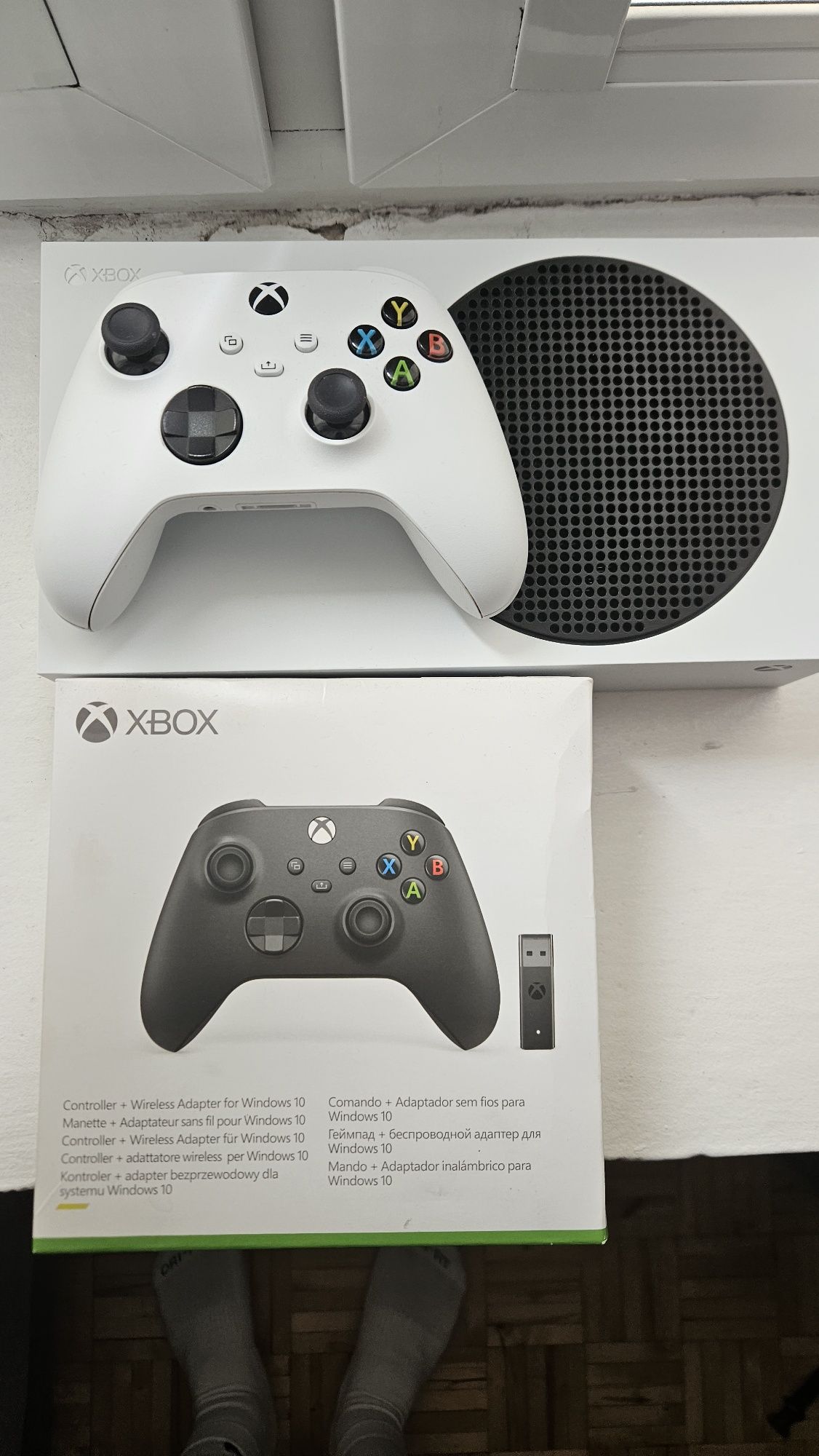 Xbox Series S 512gb + Dodatkowy pad z adapterem