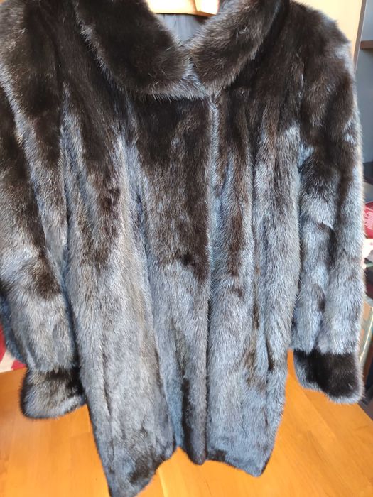 Casaco Vison Preto Impecável