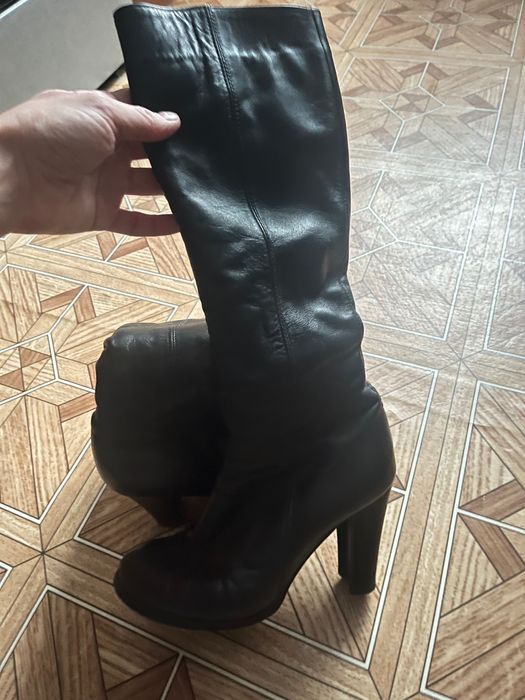 Чоботи зимові шкіряні 38 розмір