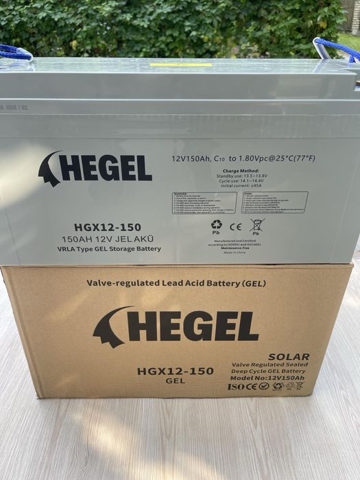 Гелевий Акумулятор GEL 12v.100ah HEGEL.АКБ