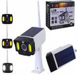 Lampa solarna atrapa kamery 2w1 czujnik ruchu 20W 2szt