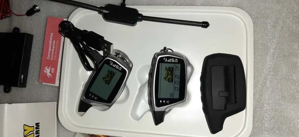 Alarme moto spy 5000m duas vias pager