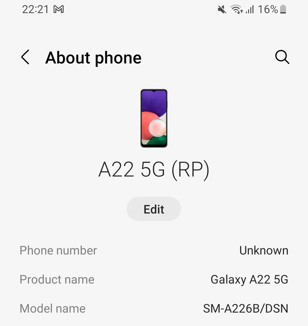 Samsung A22 5G 128gb