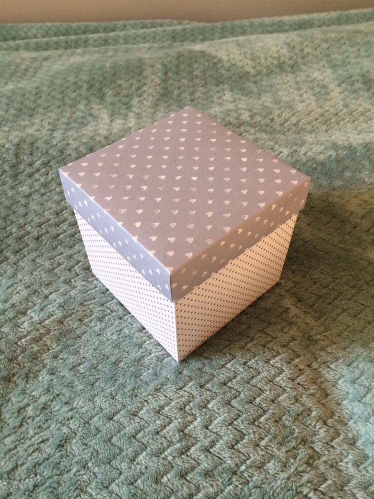 Exploding box-narodziny dziecka, handmade
