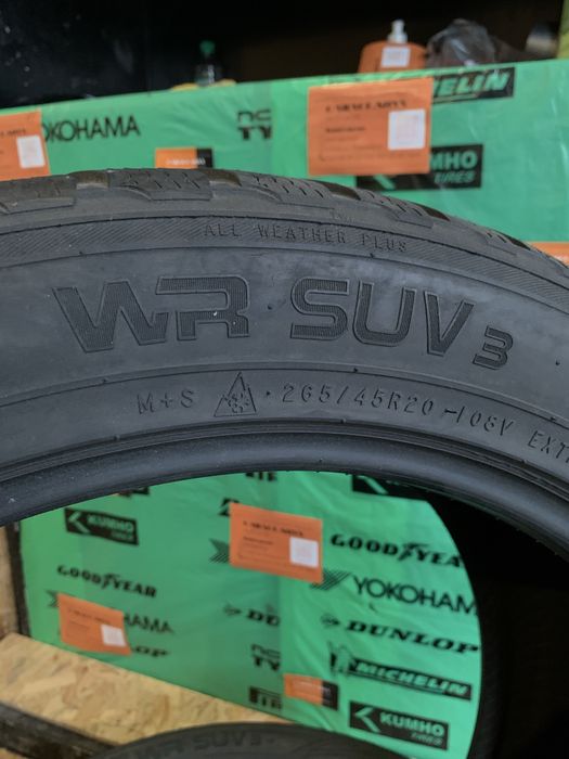265/45 R20 Nokian WR SUV 3 XL зима (Склад б/у резини з Європи)