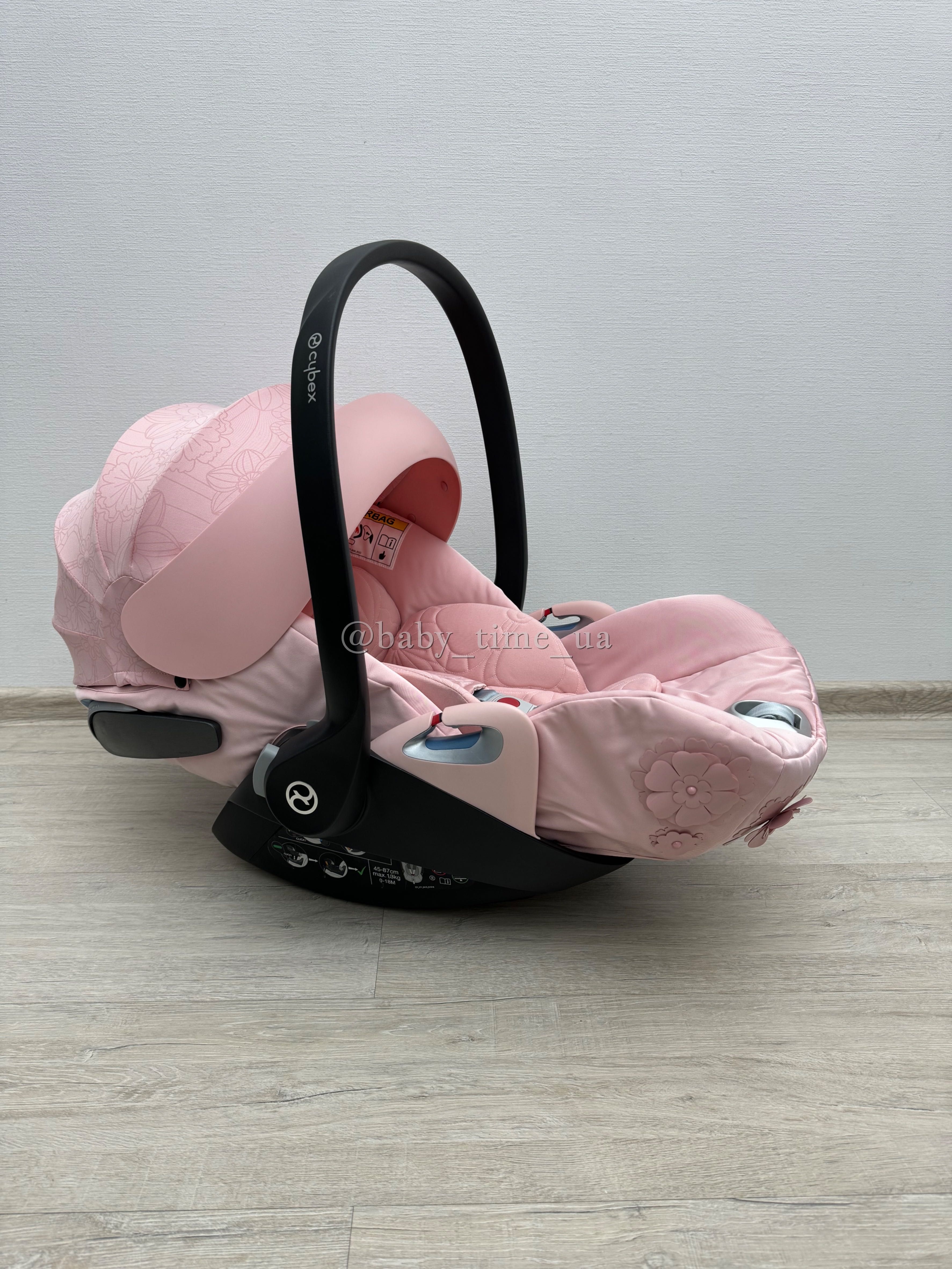 Cybex Cloud Z Simply Flowers Pink/Beige автокрісло Сайбекс лімітоване