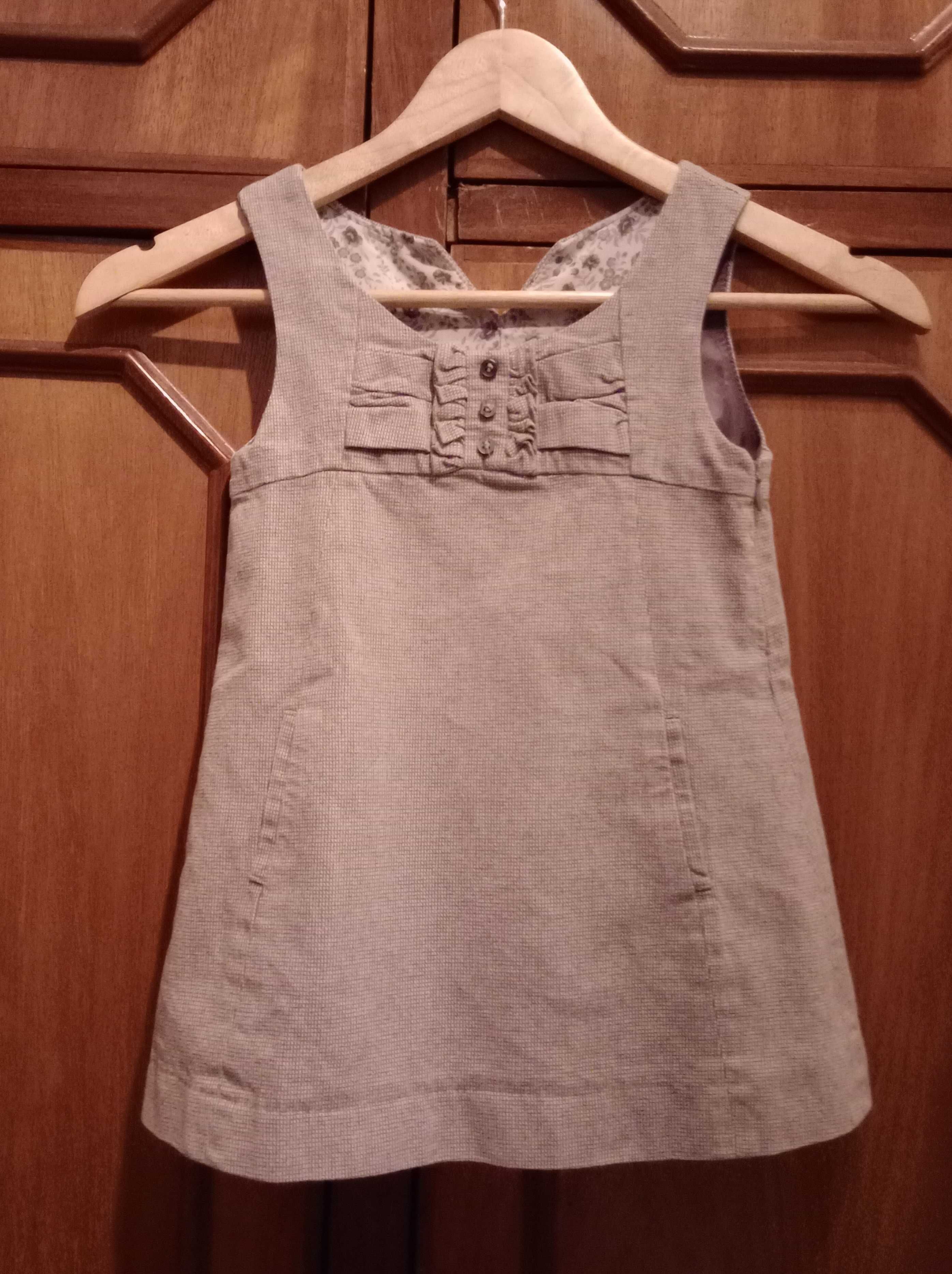 Vestido Zara Kid´s 3-4 anos, forrado  e bolsos  - Usado 1 vez