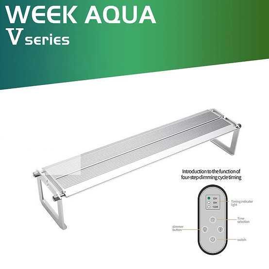 Iluminação LED p/aquários WeekAQUA V-Series V800 WRGB (novo)