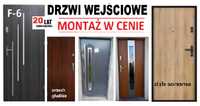 Drzwi z MONTAŻEM WEJŚCIOWE -zewnętrzne do mieszkania w bloku