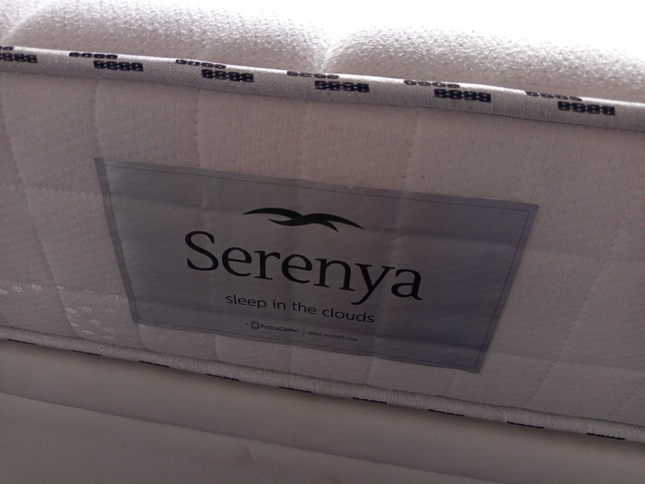 Cama sommier e colchão