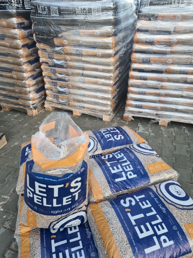 Pellet sosnowy LET'S certyfikowany EN+A1