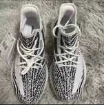 Buty sportowe Oryginalny AdidasYeezy 350V2 Zebra Moda rozmiar.38