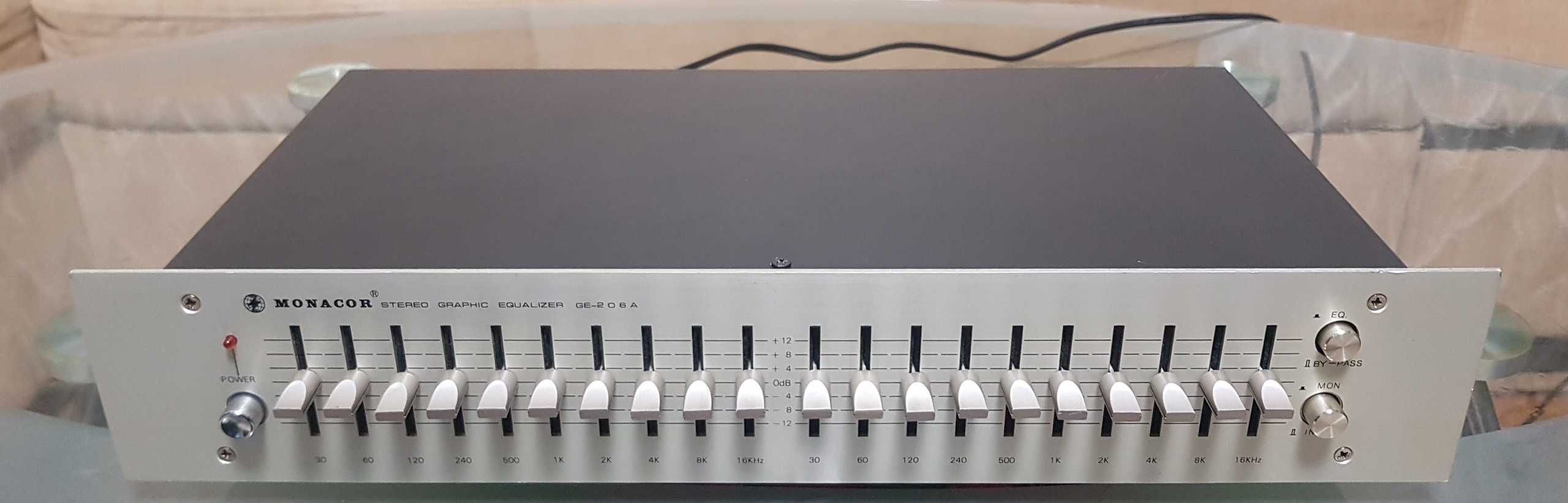 Эквалайзер Monacor GE-206A Stereo Graphic made in Germany/Taiwan