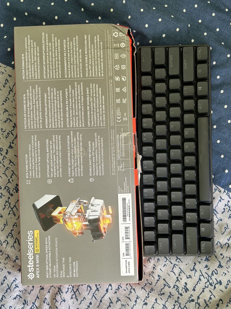 Klawiatura steelseries apex 9 mini