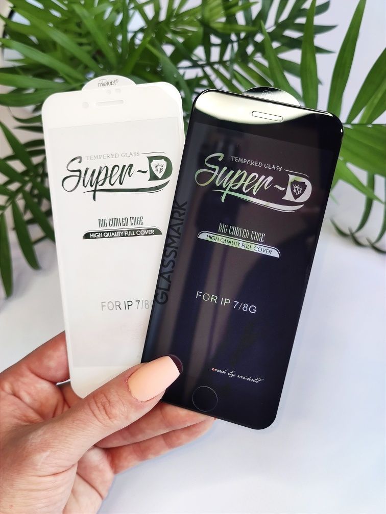 Захисне скло Super D iPhone 7 Plus 8plus защитное стеклo айфон8