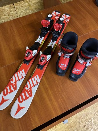 Narty Atomic Redster XT 90 cm + buty Nordica 19,5 cm JAK NOWE