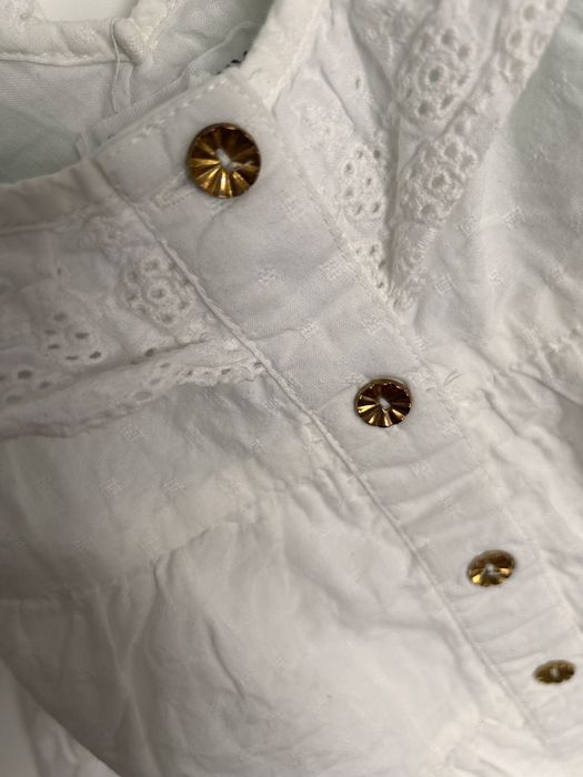 Biała sukienka 80 cm