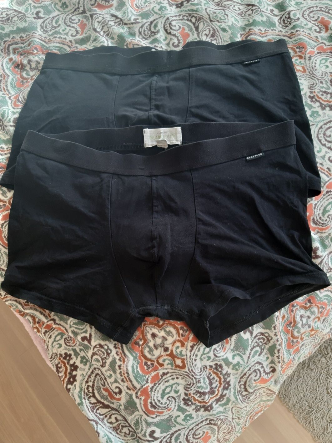Bokserki czarne reserved xl męskie organiczne cotton kolekcja limited