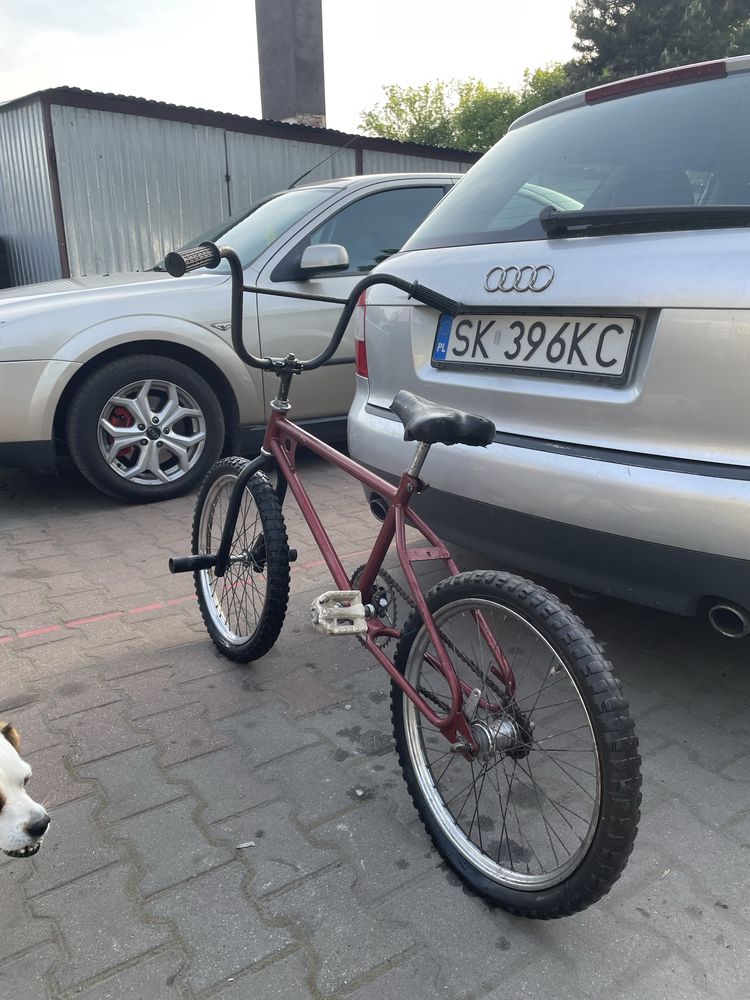 Rower BMX uszkodzony wentyl