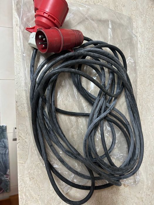 Extensão trifásica industrial 10 metros