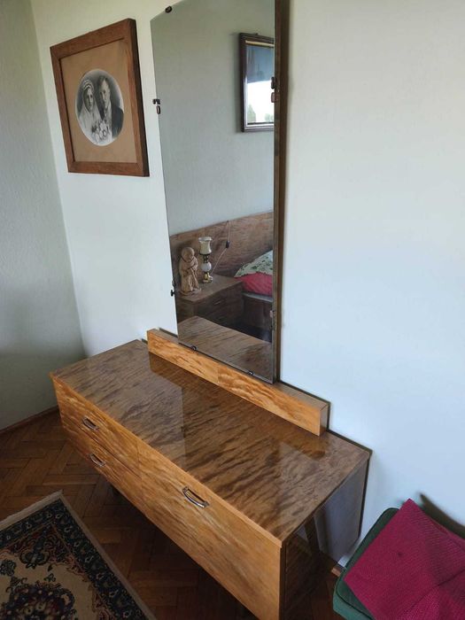 Toaletka z lustrem retro PRL