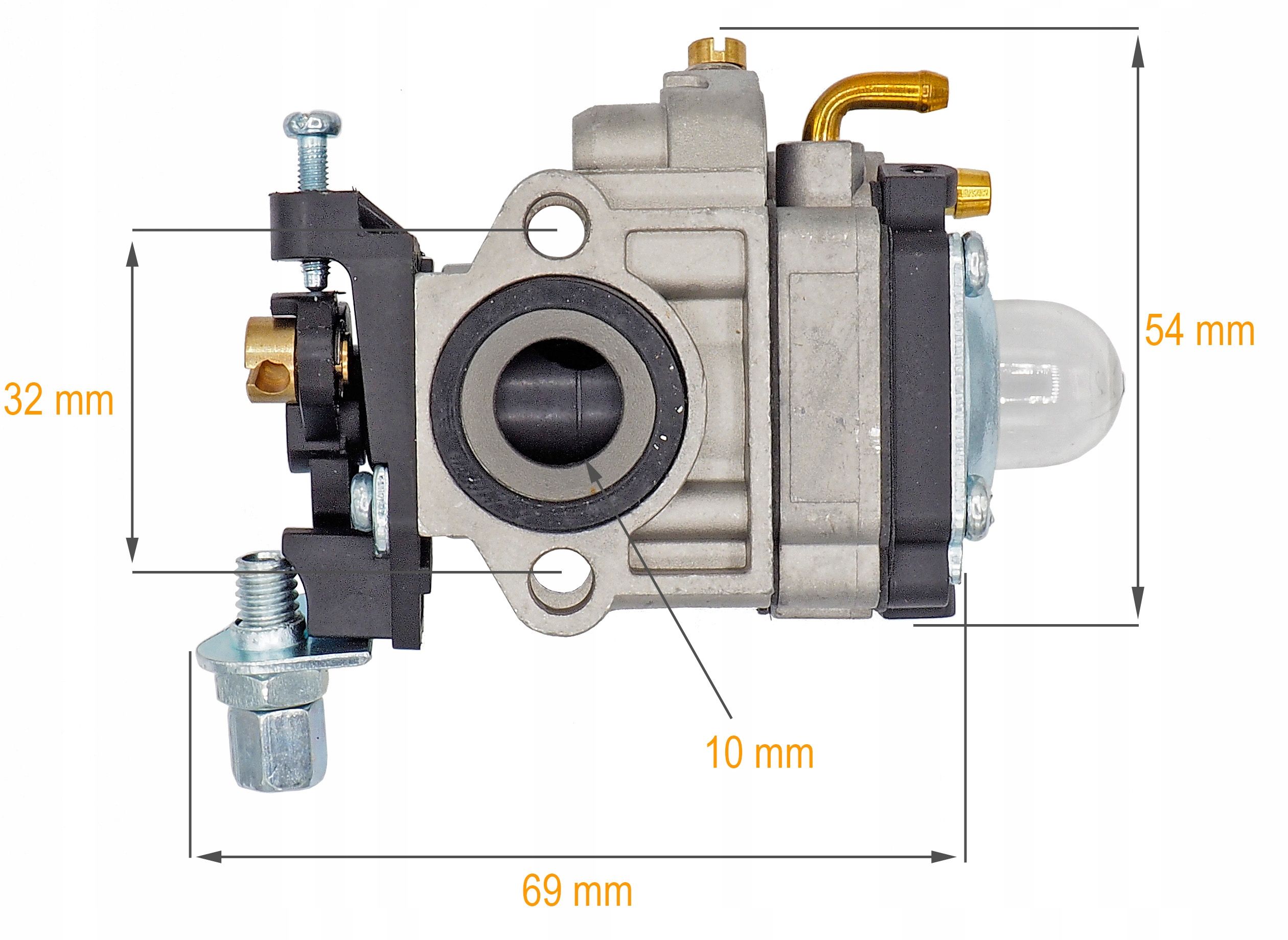 Gaźnik Kosy Spalinowej 10Mm Demon Einhell Nac