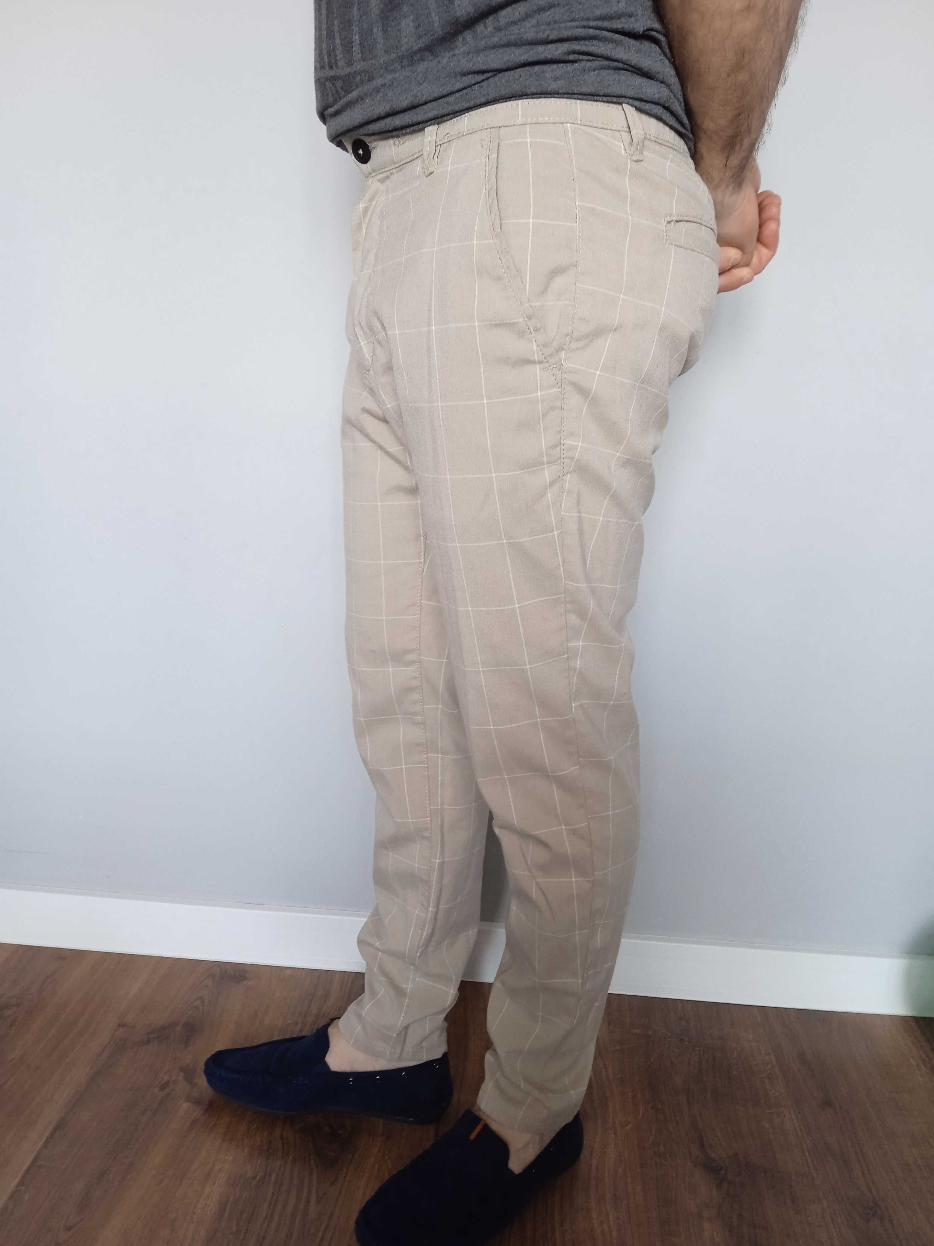 Spodnie męskie chinosy Reserved S