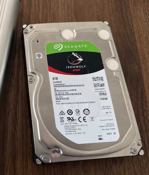 2 discos NAS Iron Wolf Pro 7200RPM com GARANTIA HDD GAMER 8TB Seagate