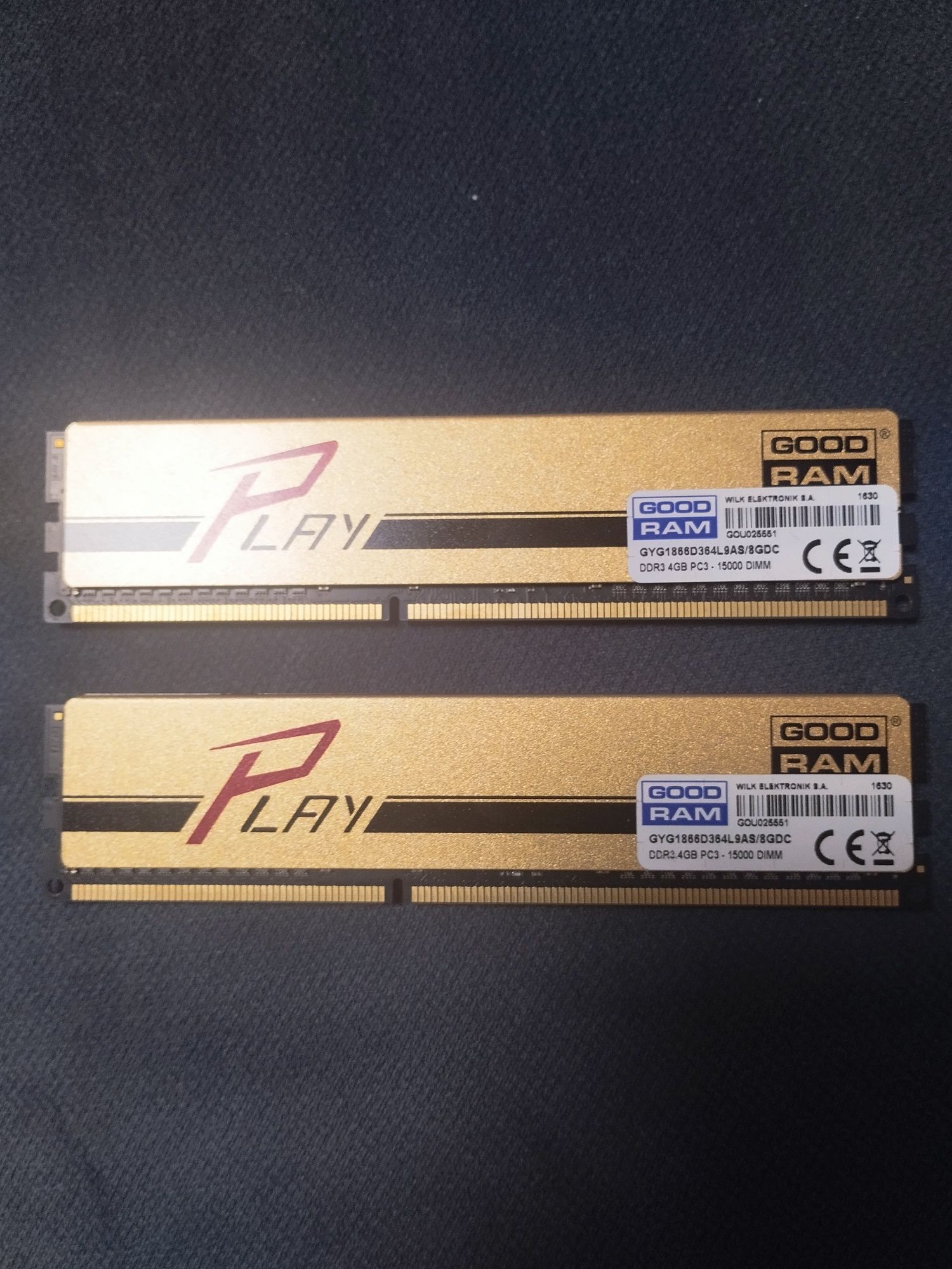 Оперативна пам'ять DDR3 8GB (2x4)